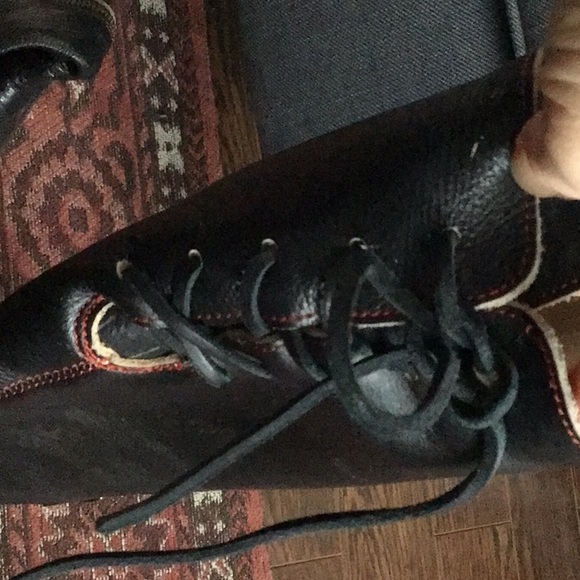 Bedistu tall leather boots. Black.  Size 7.5 US - Picture 6 of 11